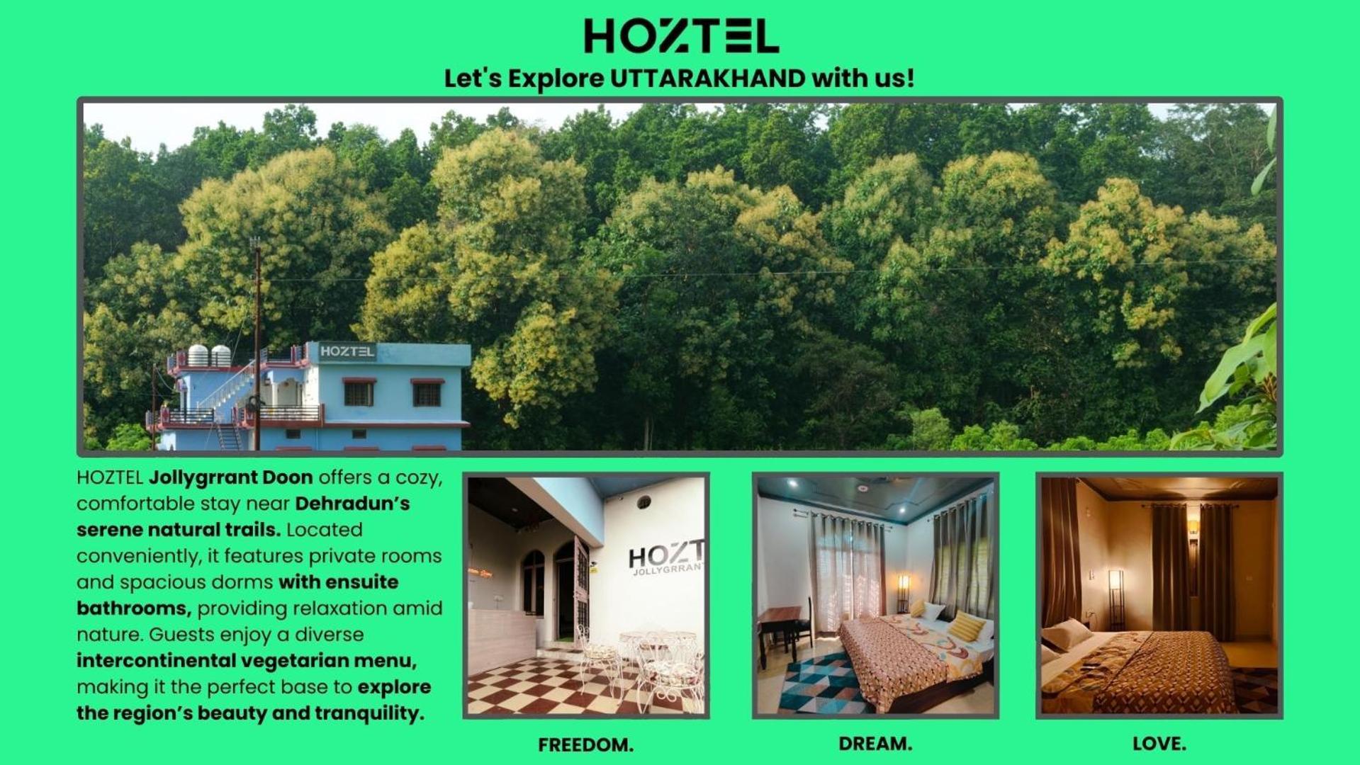 Хостел Hoztel Jollygrrant Doon Rani Pokhri Экстерьер фото